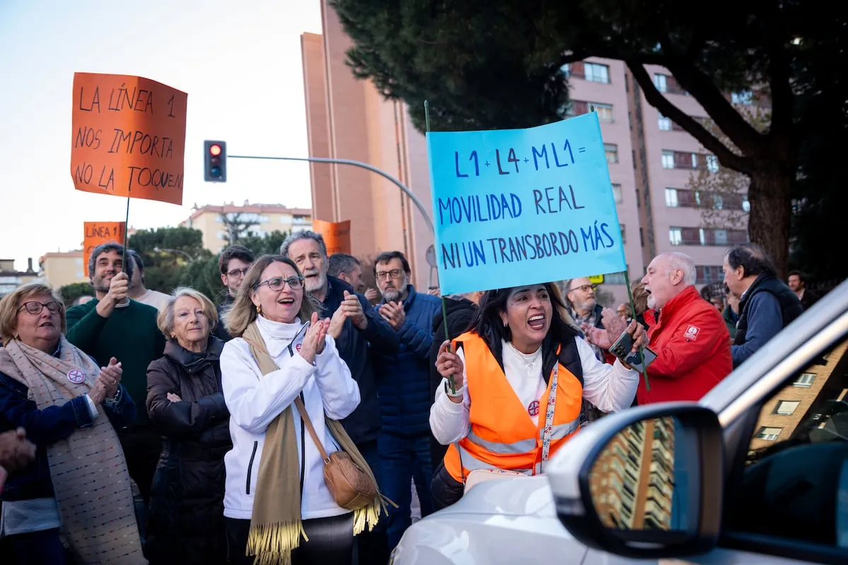 Pinar de Chamartín se manifiesta contra una propuesta para quitarles la línea 1 de Metro de Madrid