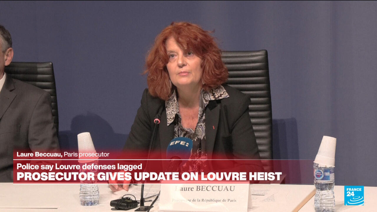 Replay: watch the Paris prosecutor's update on the Louvre heist investigation