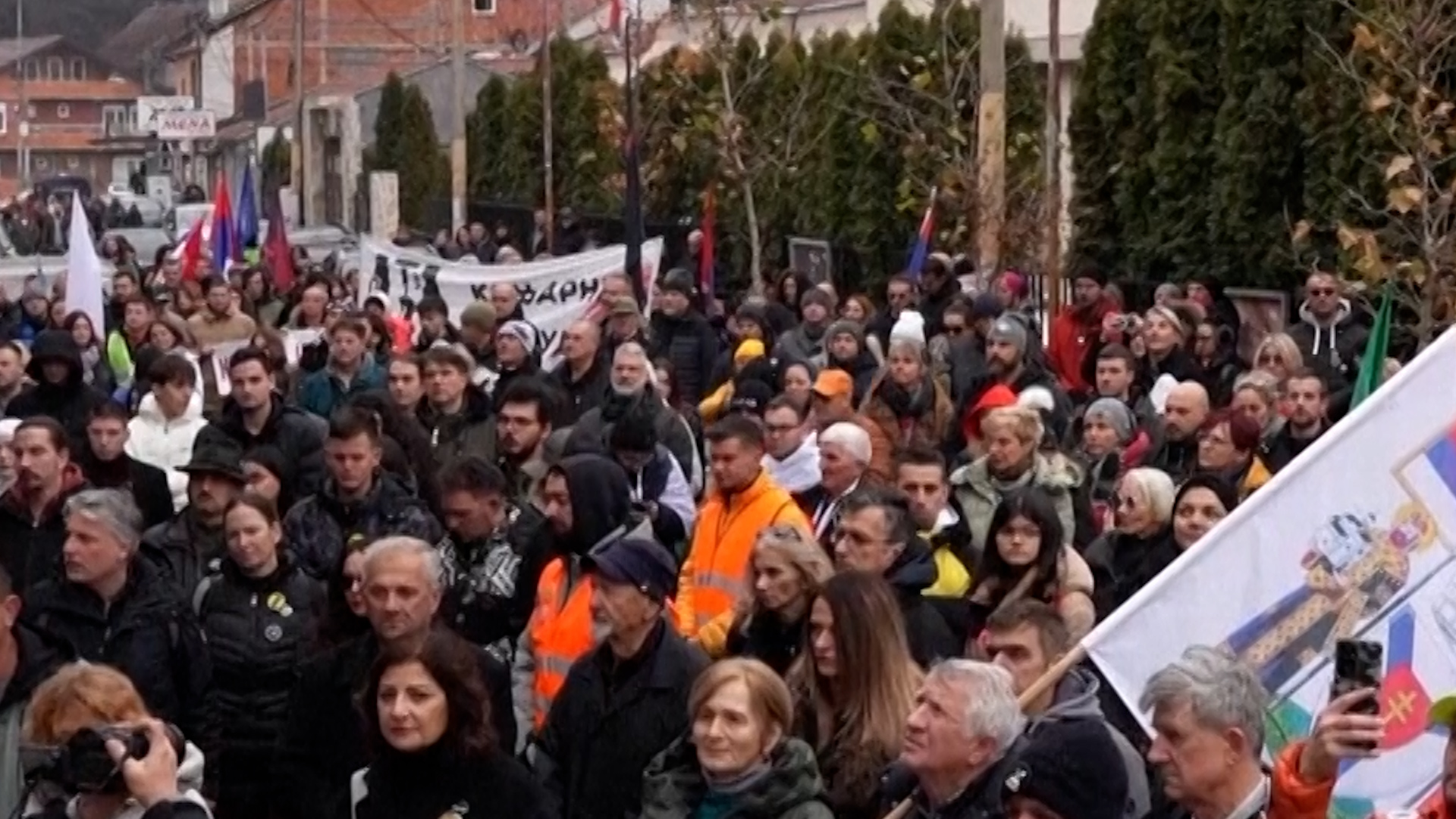 Thousands of Serbians protest government pressure on universities