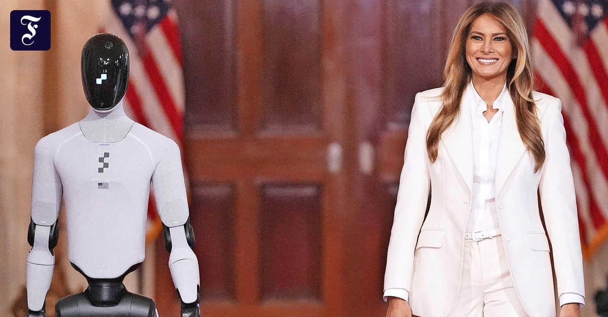 Roboter im Weißen Haus: Melania Trump will KI-Lehrer