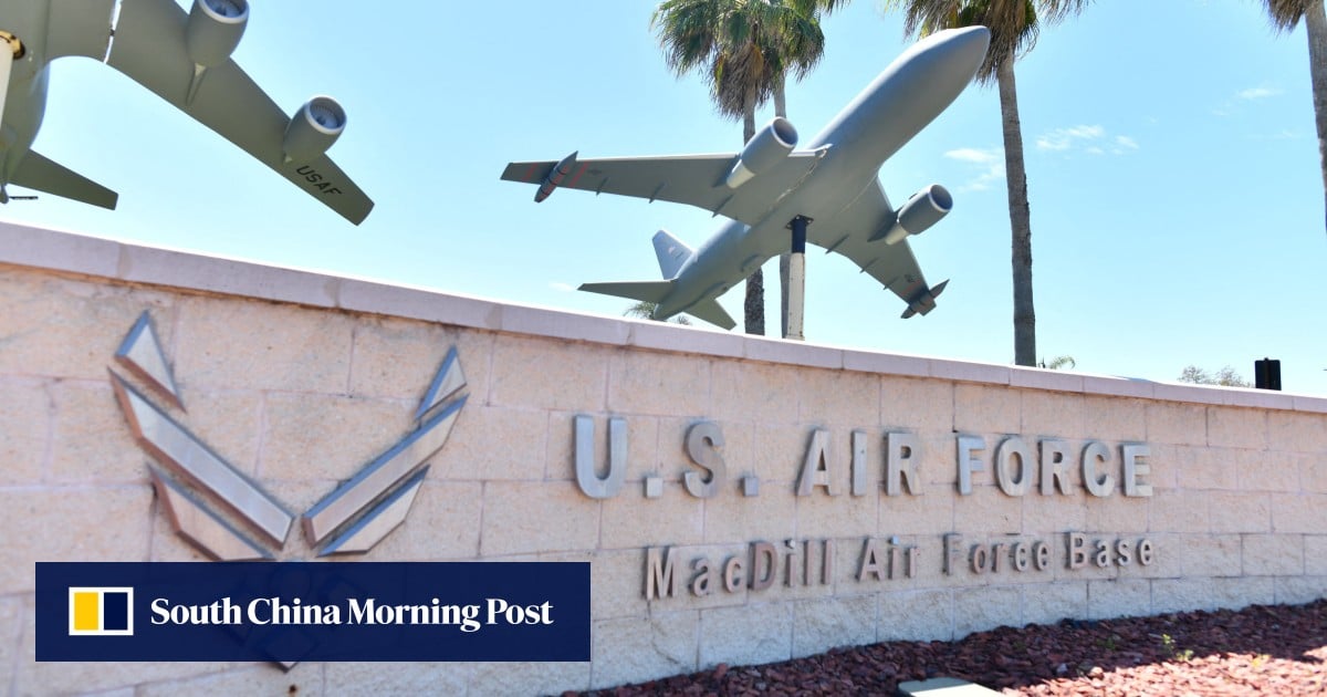 Siblings who fled to China charged over bomb planted outside US Air Force base