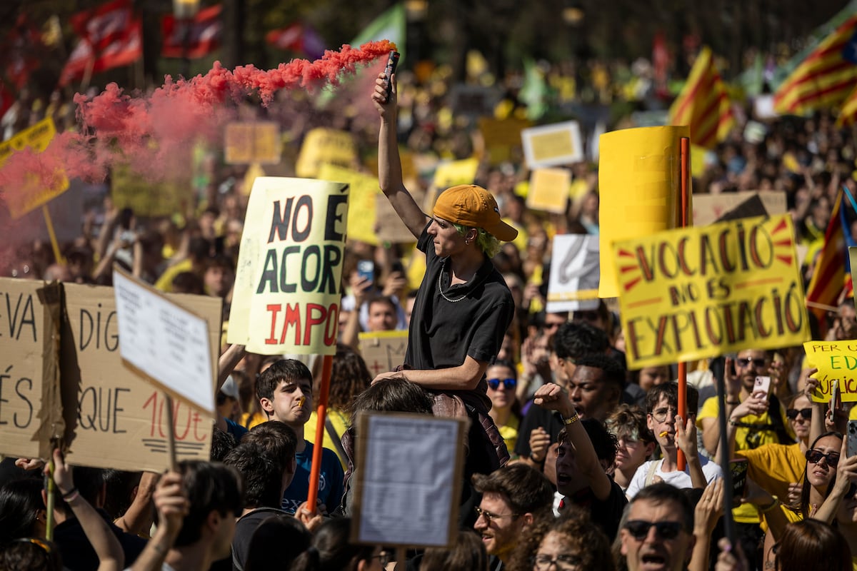 El Govern y los sindicatos se enrocan en sus posiciones en el conflicto educativo en Cataluña