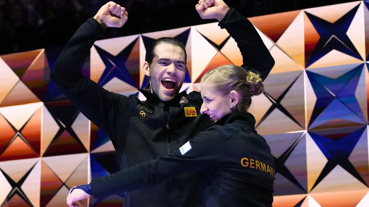 Eiskunstlauf-WM: Minerva Hase und Nikita Wolodin feiern Gold im Paarlauf