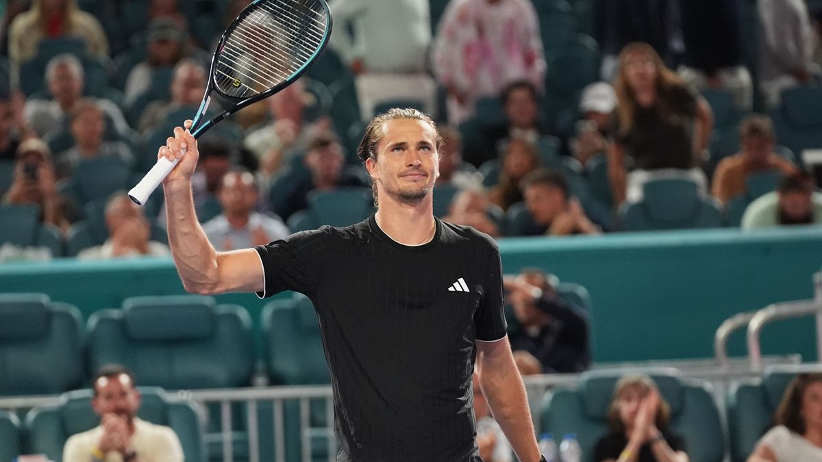 Tennis: Alexander Zverev dominiert in Miami und trifft auf Jannik Sinner im Halbfinale