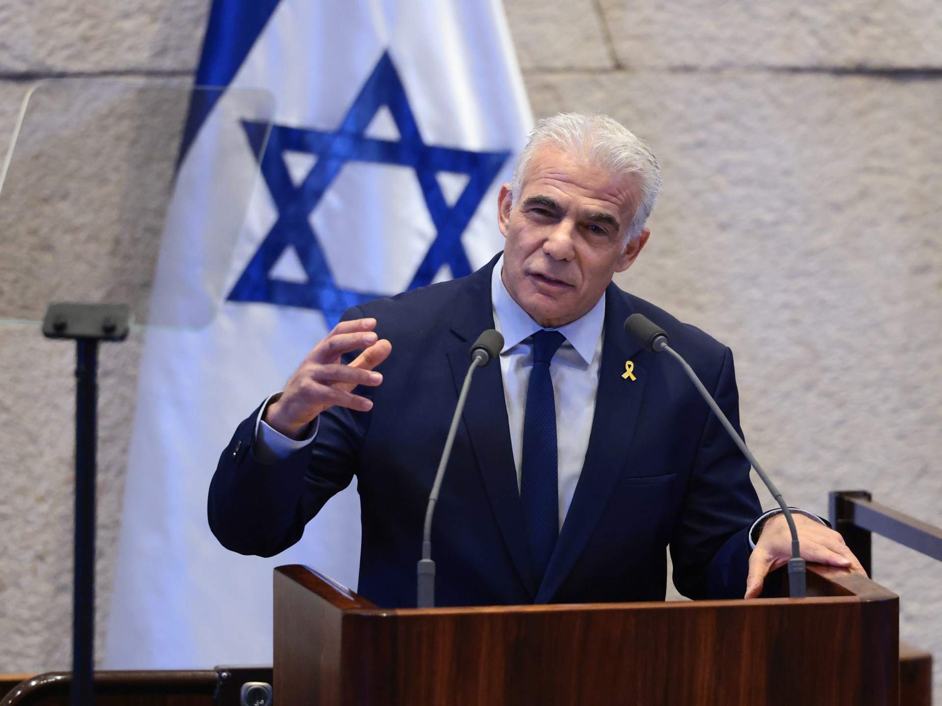 Israeli opposition leader rails against ‘multi-front war without strategy’