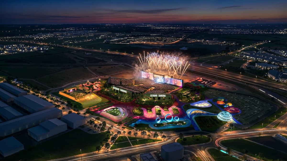 Así se verán los nueve conciertos de Shakira en Madrid: un escenario con una megapantalla, puestos de mercado y un área infantil
