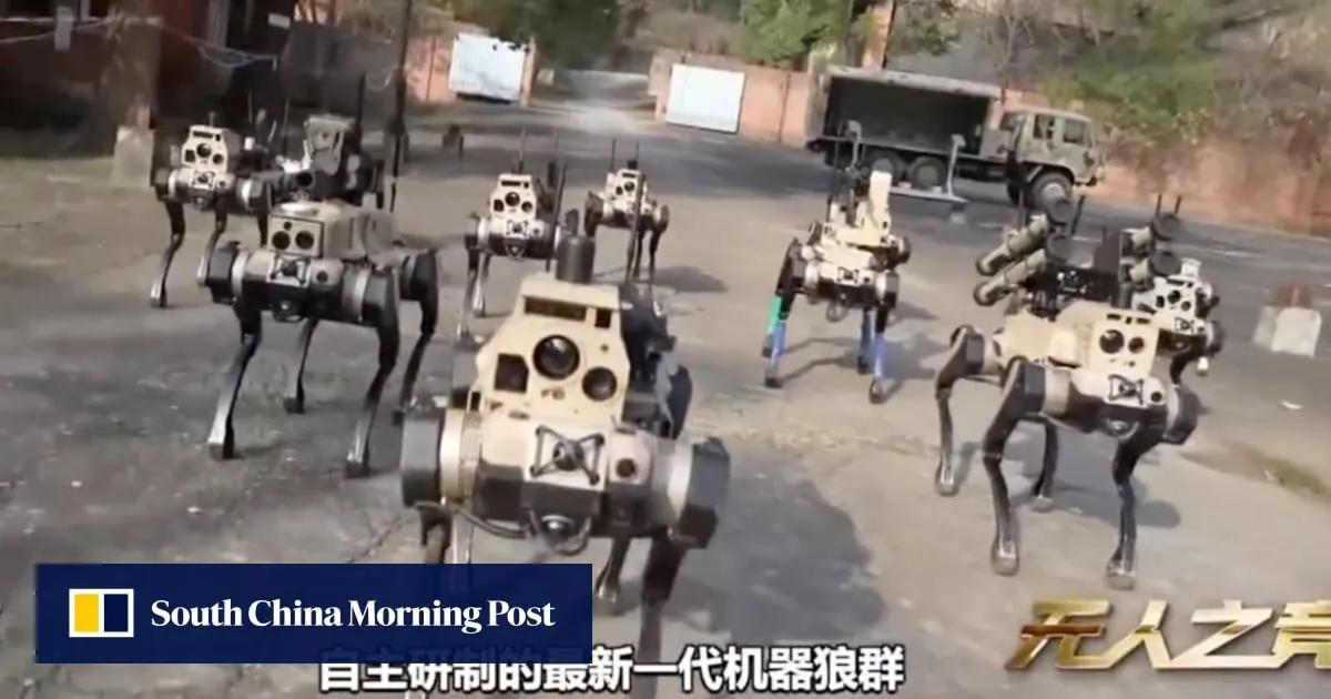 Rise of the ‘wolf pack’: China’s canine robots evolve to think as one for urban combat