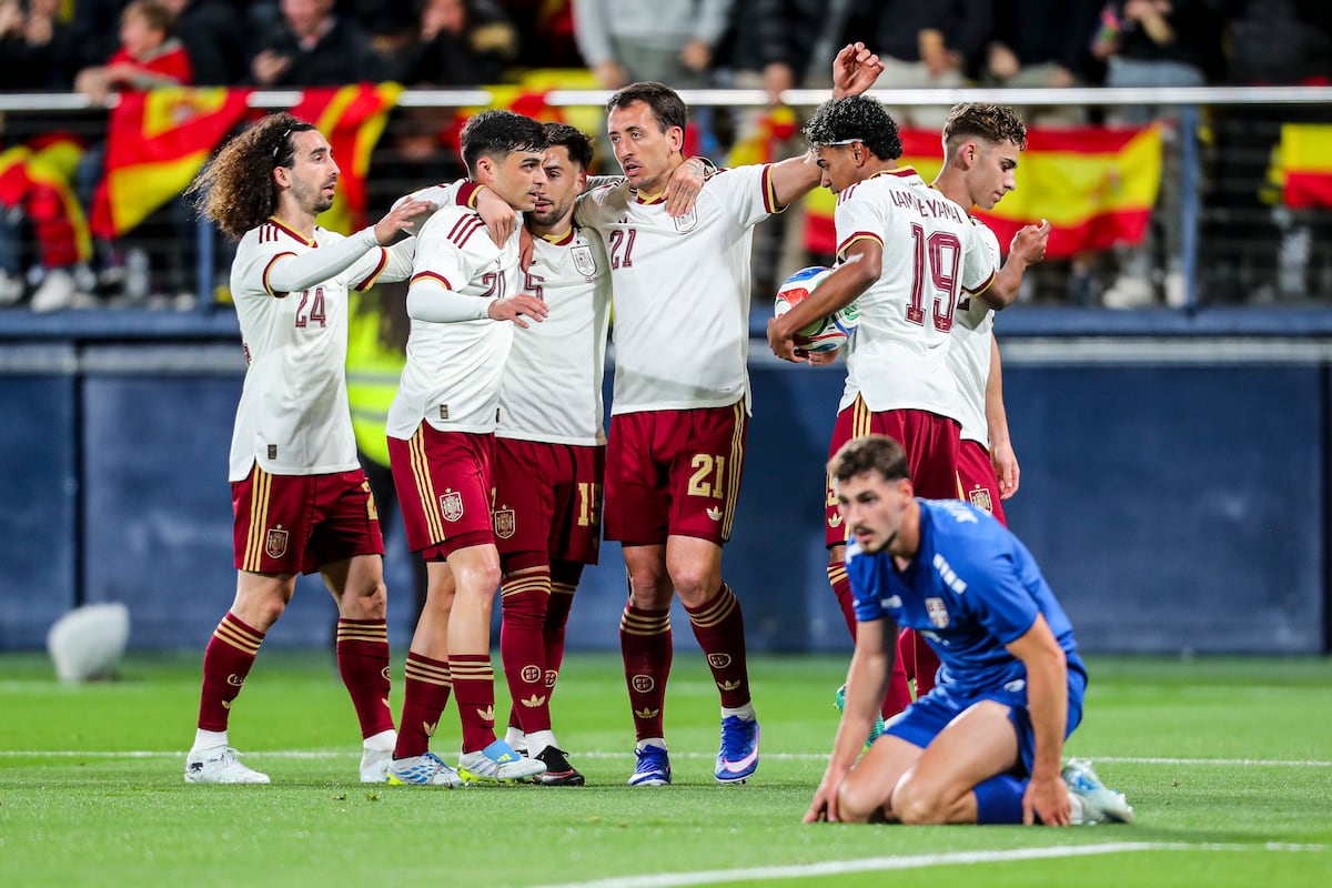 España – Serbia: el partido amistoso de la selección, en directo | De la Fuente apuesta por Laporte y Baena y deja en el banquillo a Huijsen y Dani Olmo