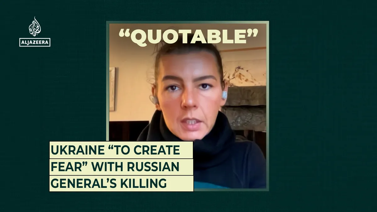 Ukraine “to create fear” with Russian General’s killing
