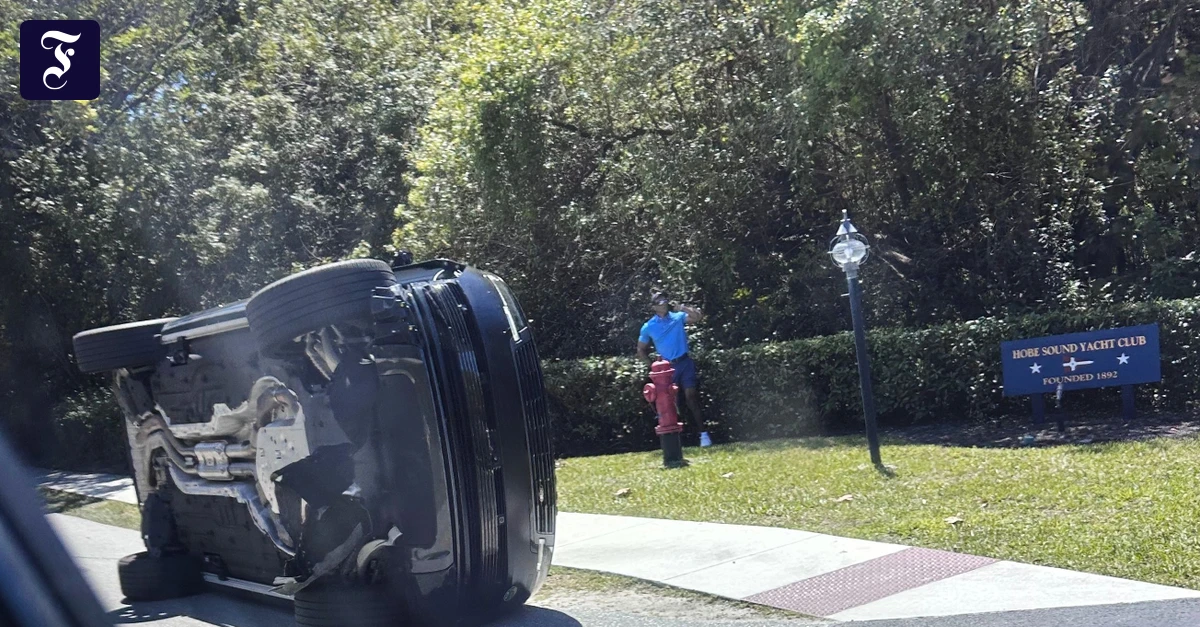 US-Golfstar: Tiger Woods nach Autounfall festgenommen