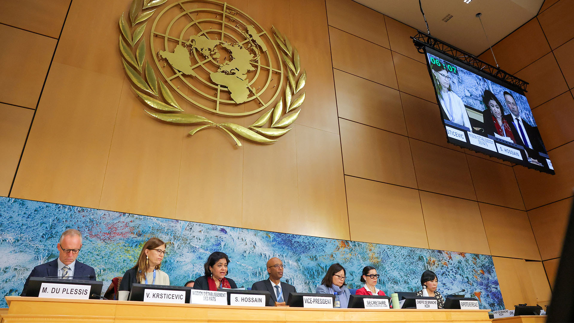 Grieving Iranian mother tells UN about children before school attack