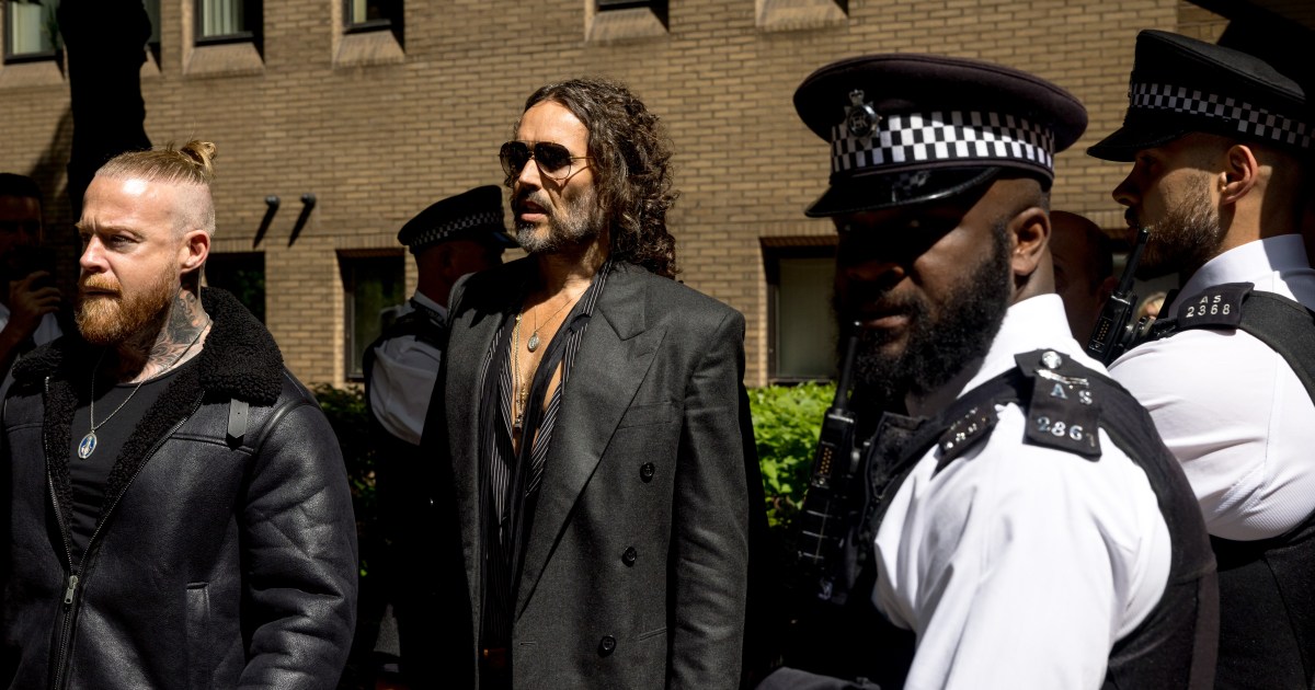 UK police say comedian Russell Brand charged with two more sex offences