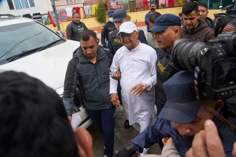 Nepal police arrest former prime minister and former home minister over September protest deaths