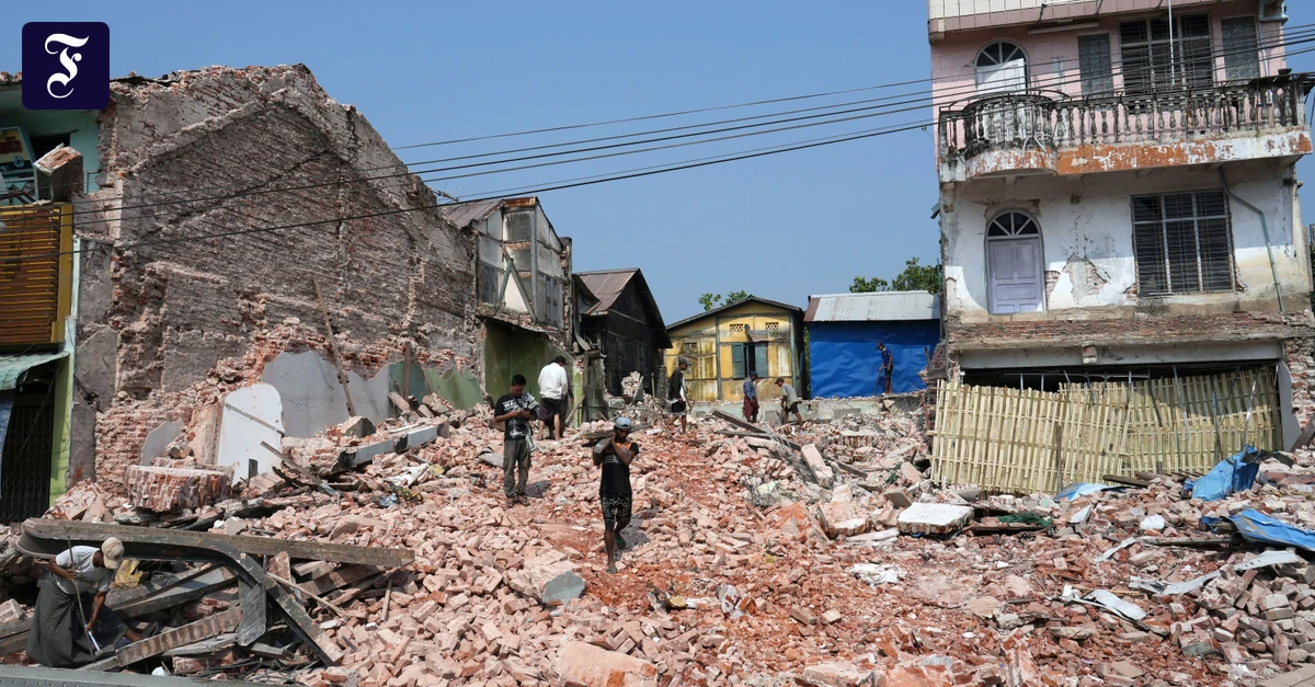 Erdbebenfolgen in Myanmar: Das Beben ist vorbei, der Schock hält an