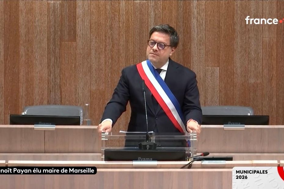 Suivez l'élection de Benoît Payan par le conseil municipal de Marseille