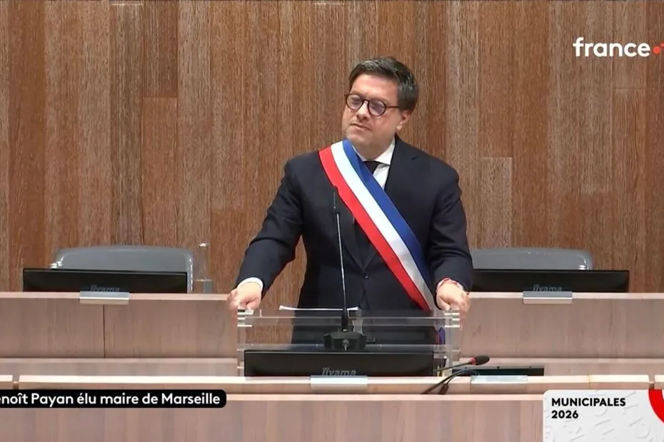 Suivez l'élection de Benoît Payan par le conseil municipal de Marseille