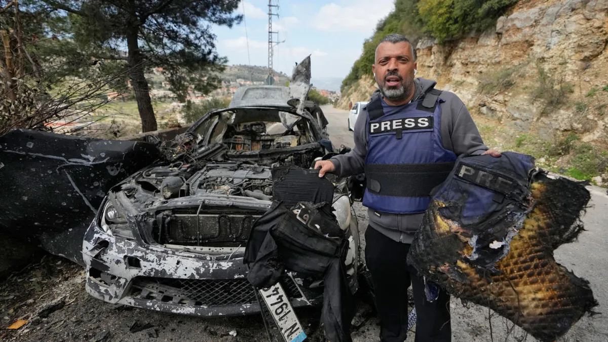Liban: quatre journalistes tués dans une frappe israélienne dans le sud