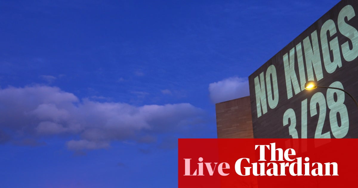 No Kings protests live updates: millions of people across the US expected to rally against Trump administration