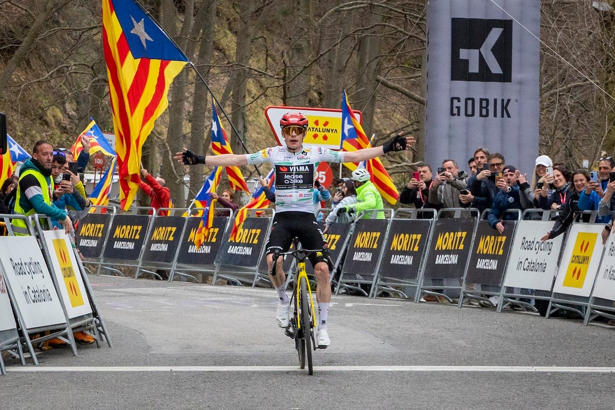 Vingegaard no tiene rival en la Volta a Catalunya