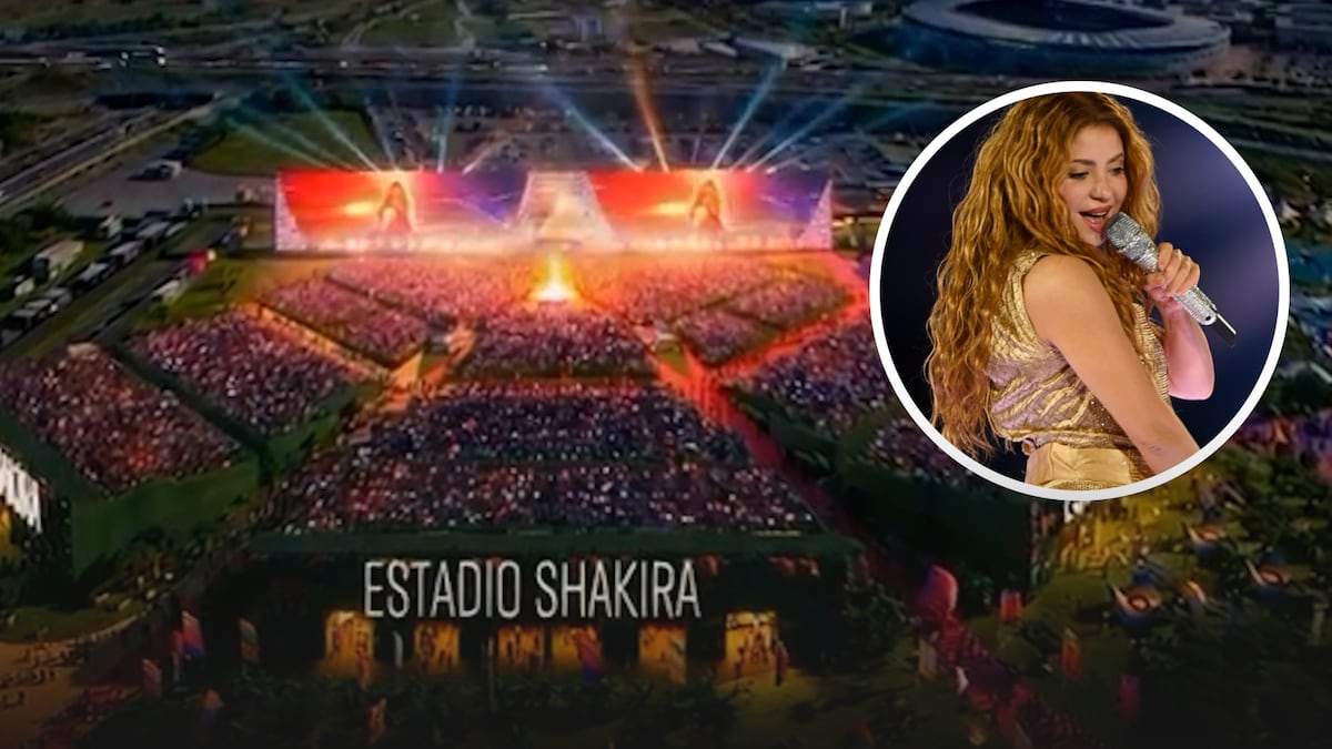 El estadio de los conciertos de Shakira en Madrid, una experiencia inmersiva sin precedentes en España