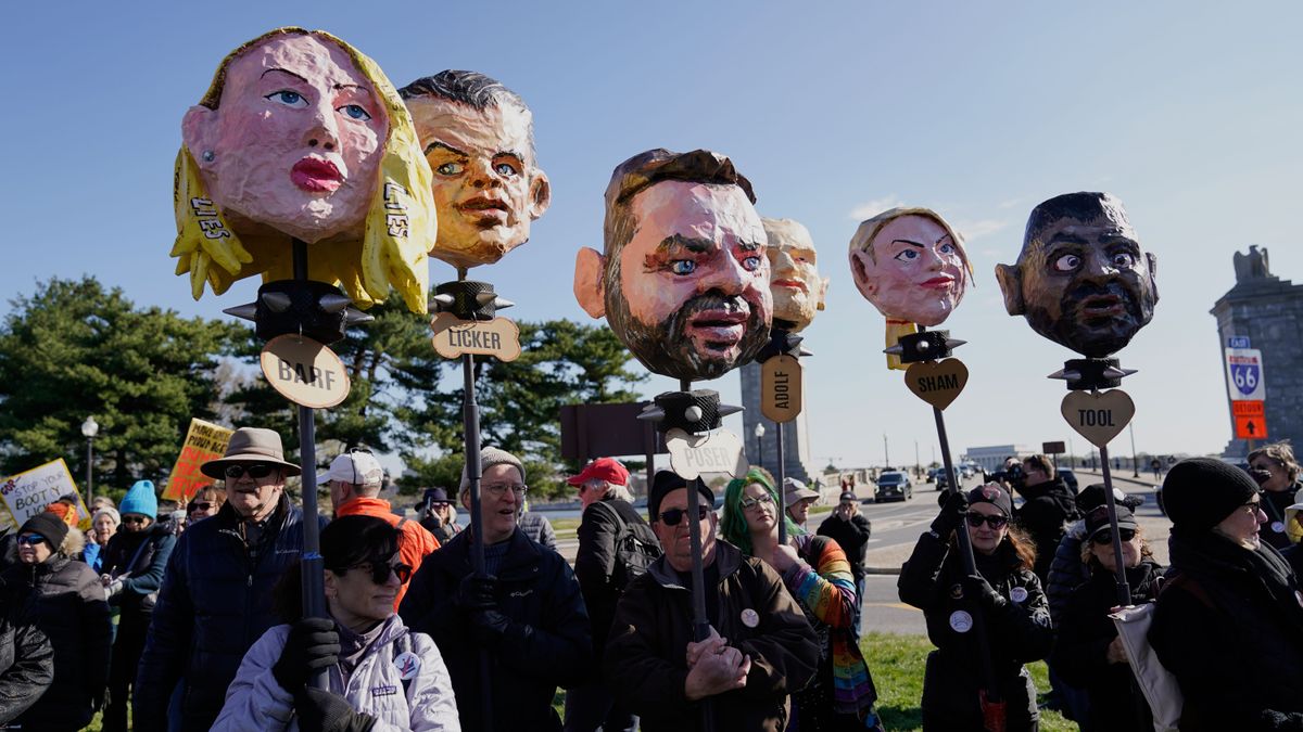 USA: Zehntausende gehen gegen Trump auf die Strasse - auch auf dem Land