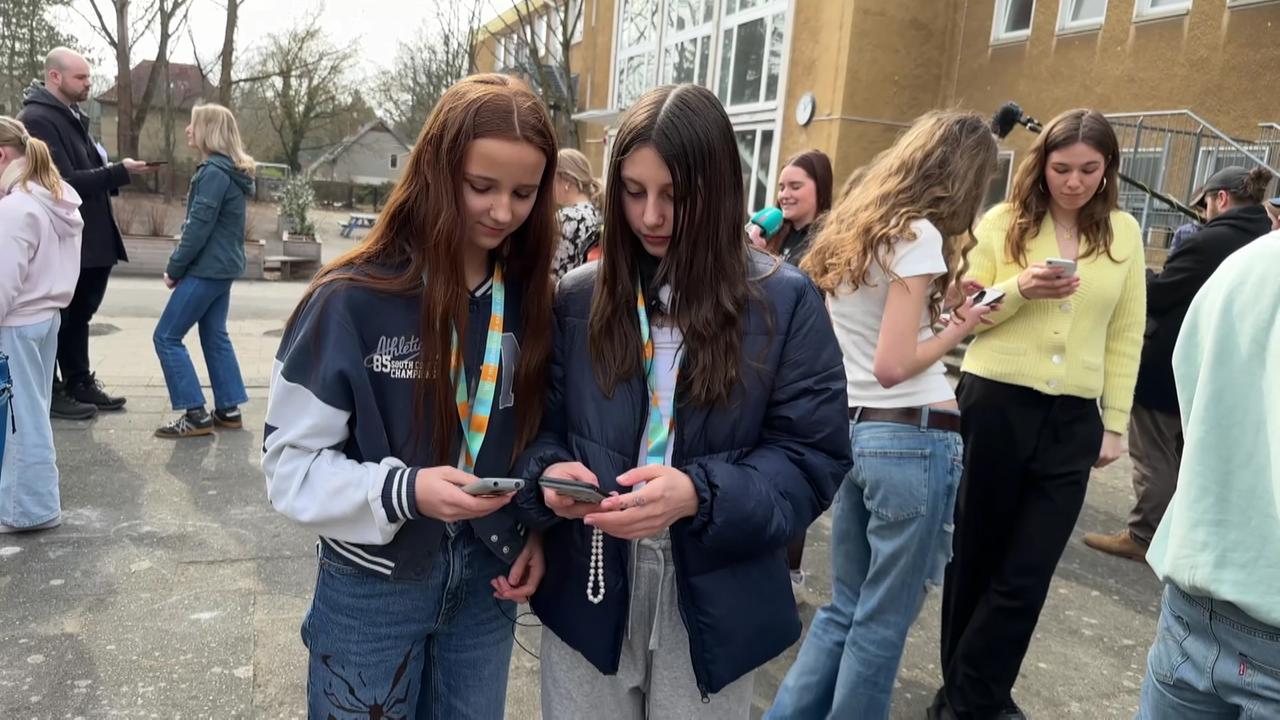 Berliner Schüler testen den digitalen Verzicht