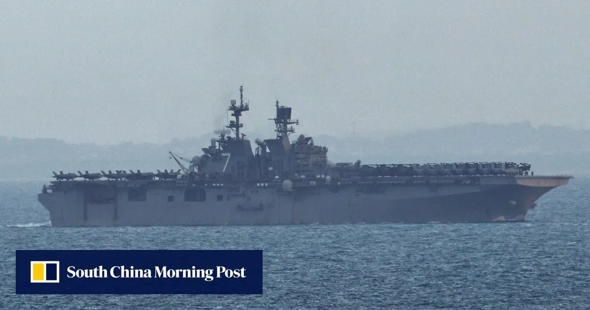 Iran war: US amphibious assault ship arrives in Mideast amid talk of ground operation