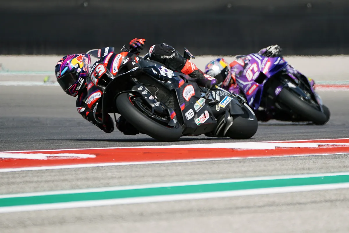 Jorge Martín, nuevo líder del Mundial de MotoGP, tras vencer el sprint en EEUU