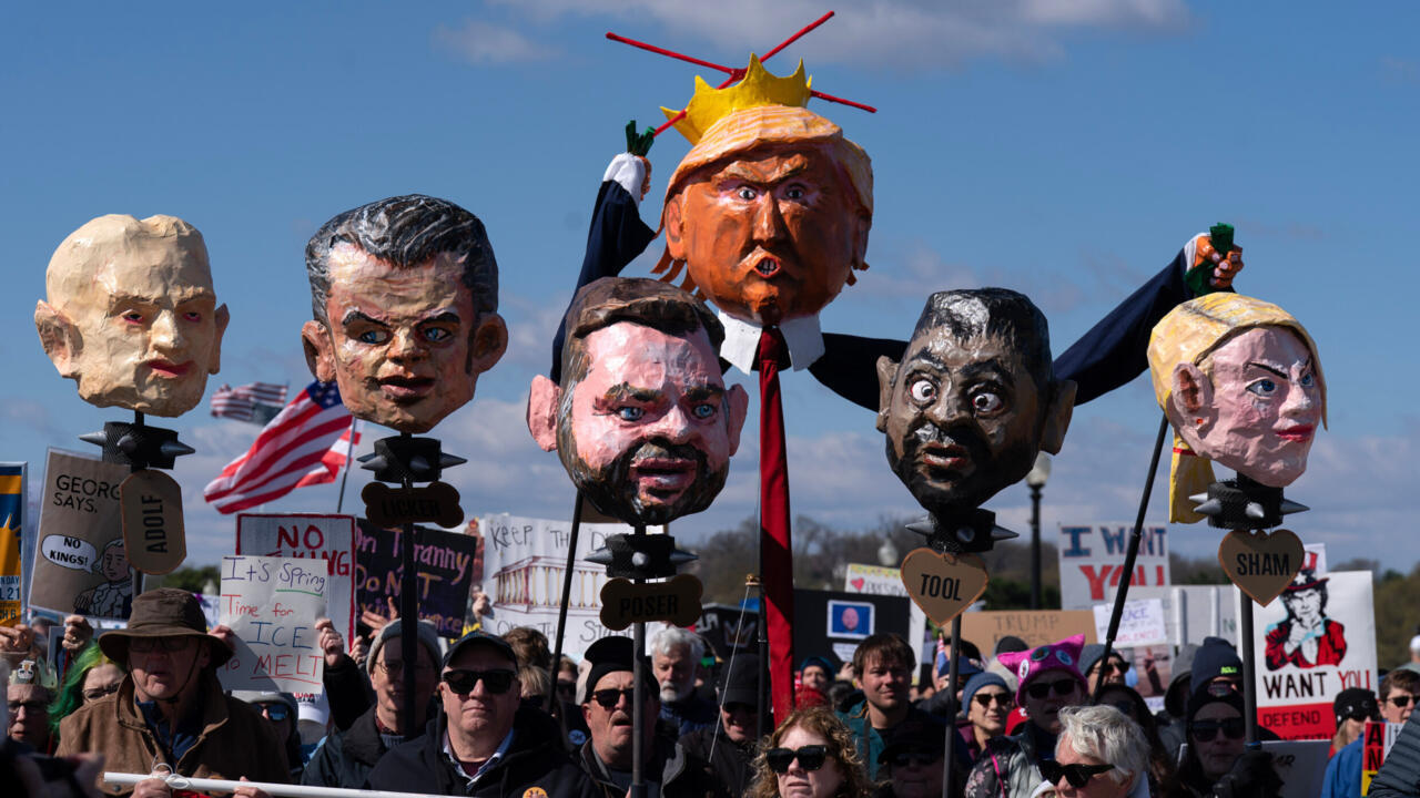 États-Unis: nouvelle démonstration de force de l'Amérique anti-Trump lors du troisième «No Kings Day»