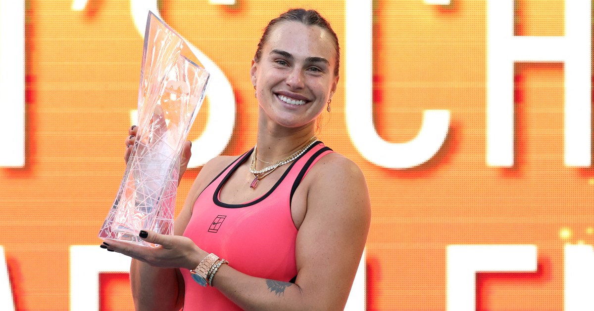 Sabalenka defeats Gauff to win second straight Miami Open title