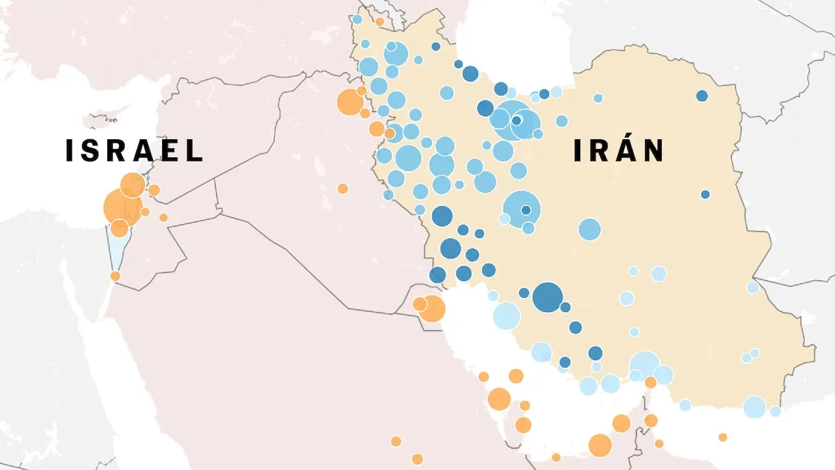 Mapas | Más de 3.000 ataques en Oriente Próximo: un mes de guerra sin pausa 