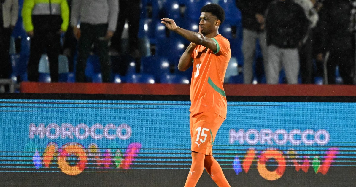 Amad Diallo scores goal as Ivory Coast win against Mozambique at AFCON