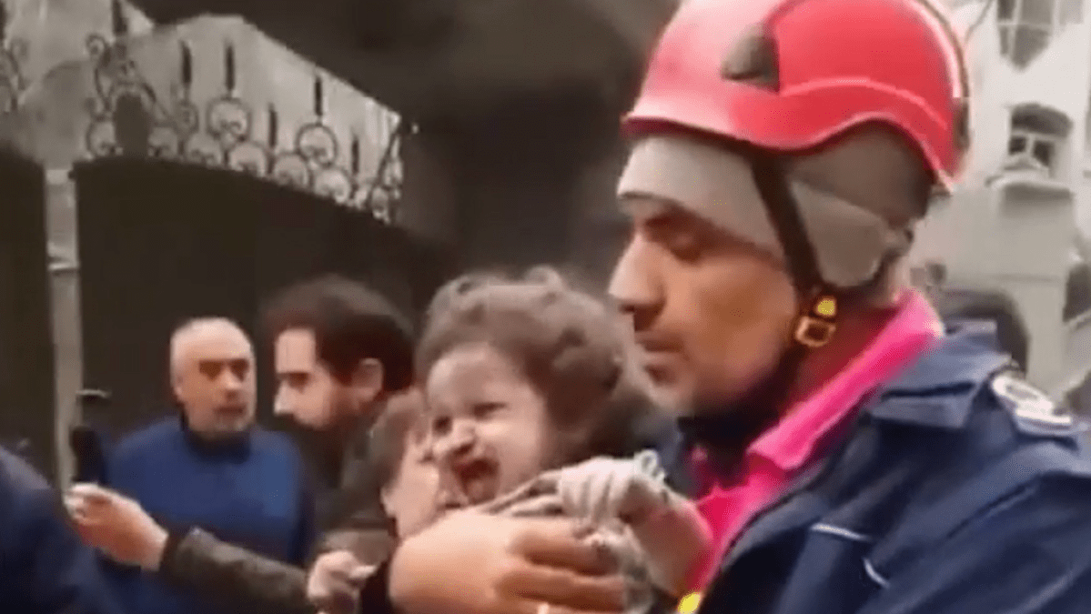 Toddler rescued after US-Israeli strike on Iran