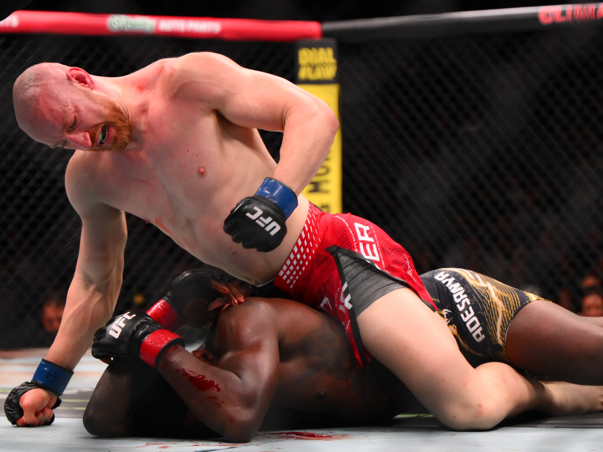 Israel Adesanya knocked out by Joe Pyfer at UFC Fight Night in Seattle