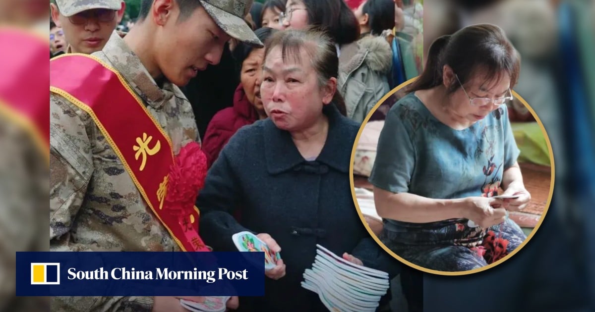 China mum, inspired by son’s heroic death, has handcrafted shoe pads for soldiers for 20 years