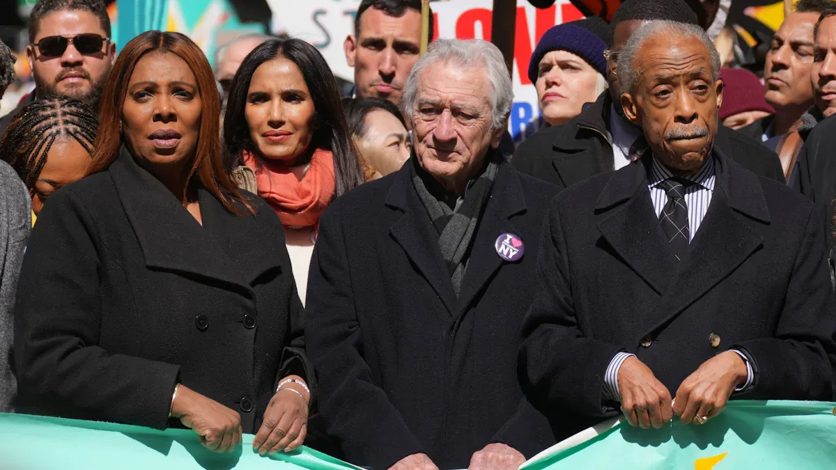 Leute: Robert De Niro führt „No Kings“-Demo an
