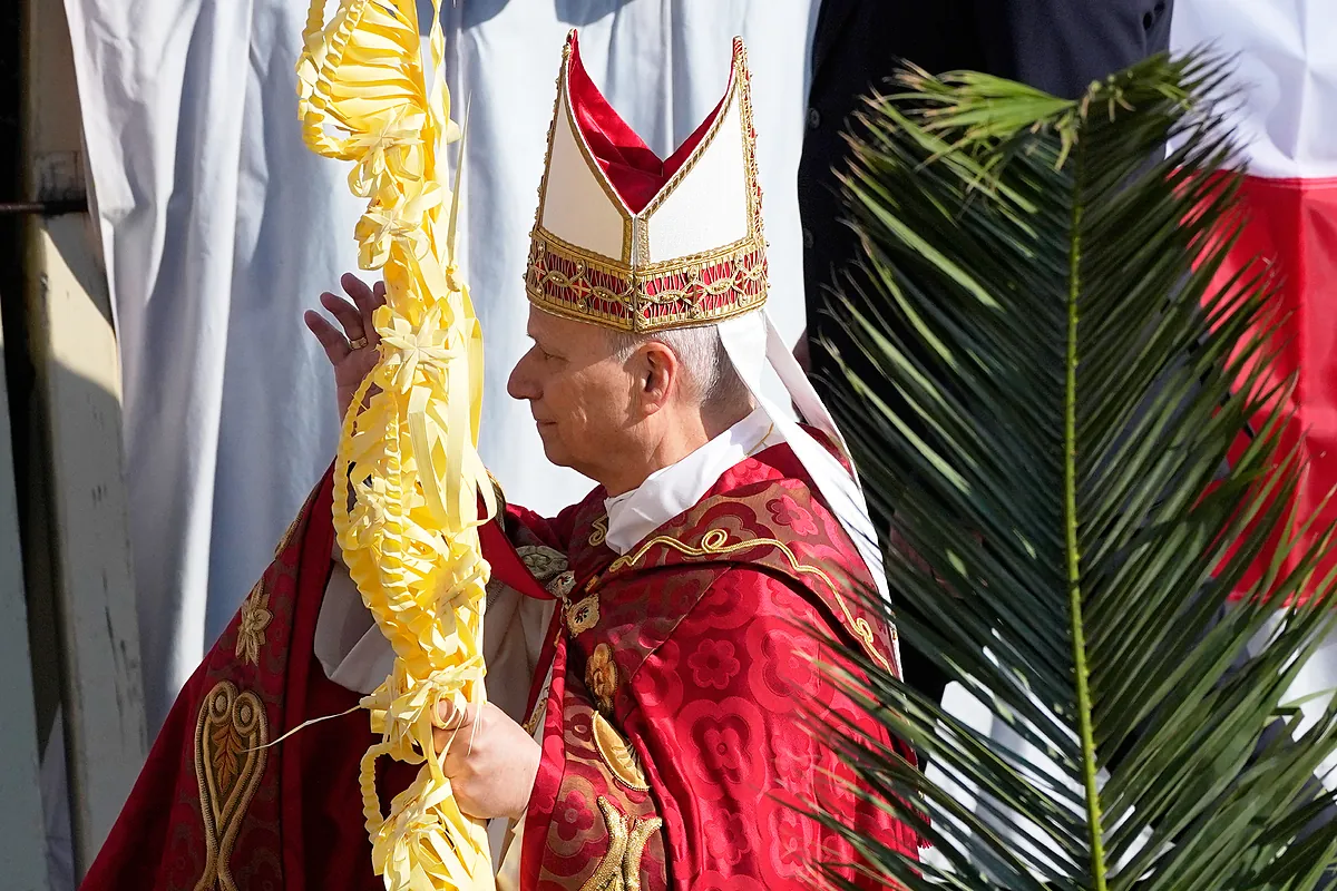 El Papa León XIV deslegitima a quienes utilizan el nombre de Dios para hacer la guerra en su primer Domingo de Ramos