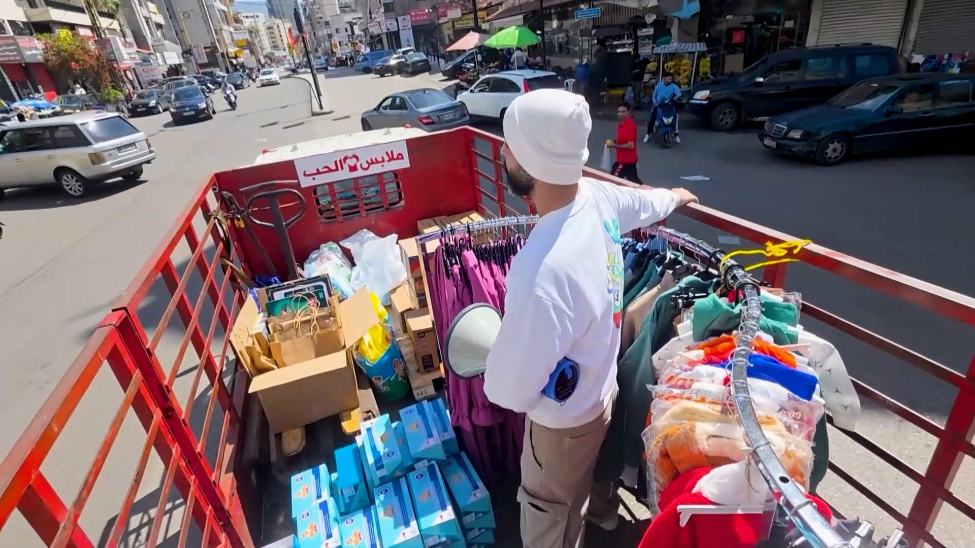 Lebanese family launches mobile aid initiative for displaced