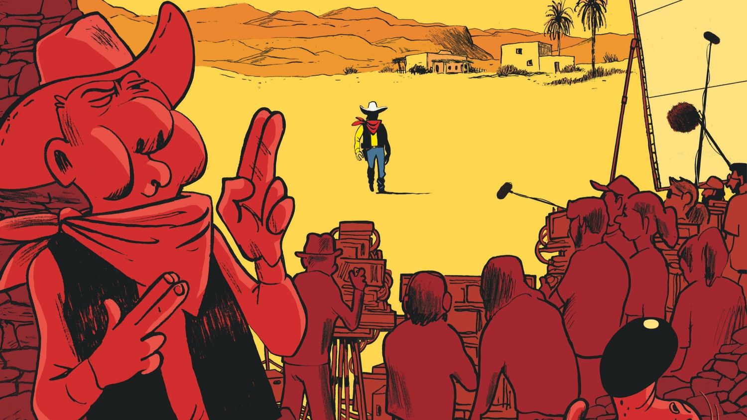 "L’Homme qui a vu", making-of en BD génialement drôle et décalé de Guillaume Bouzard sur la nouvelle adaptation de Lucky Luke