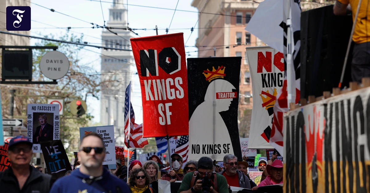 USA: „Keine Könige“: Massenproteste gegen Trump