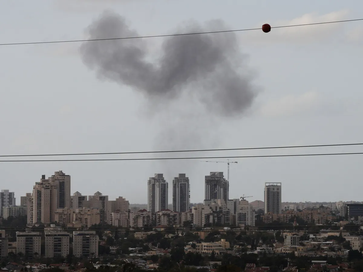 Iran hits industrial zone in southern Israel