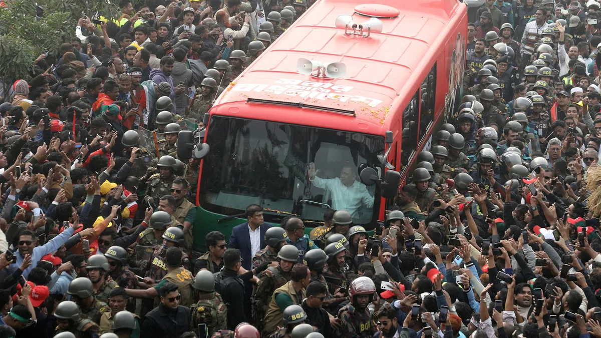 More than one million welcome Tarique Rahman home to Bangladesh
