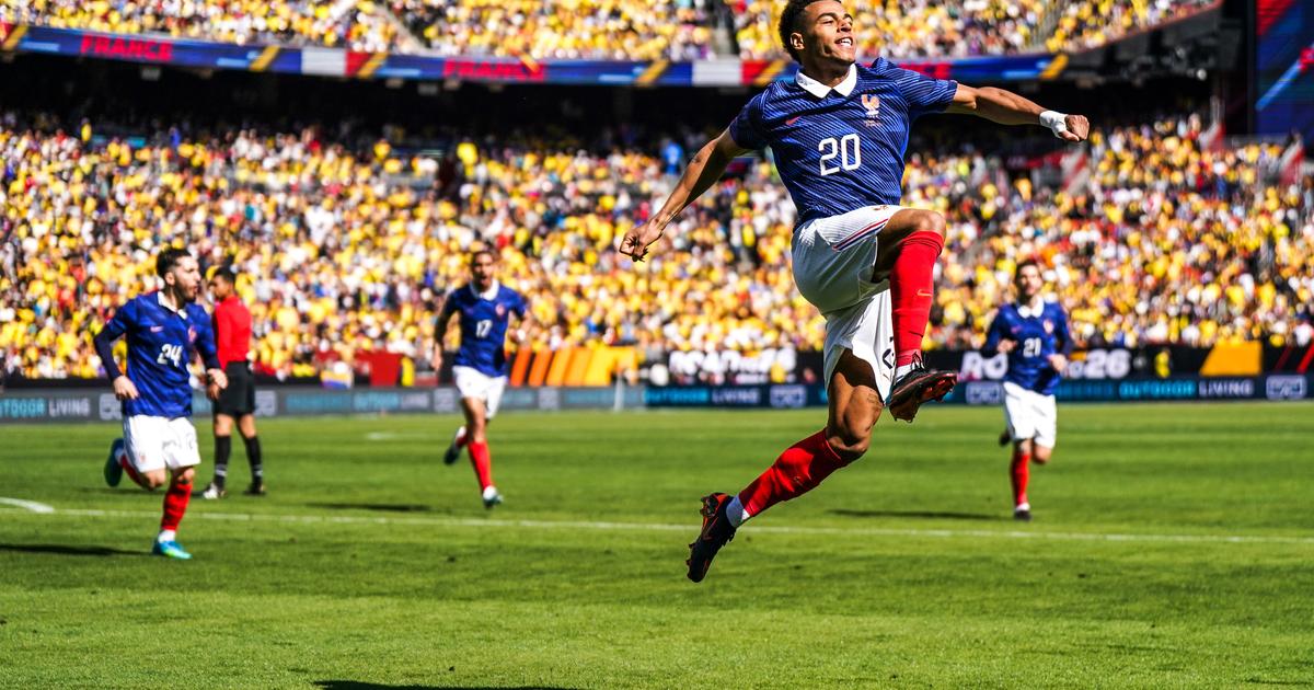 Colombie-France : Doué voit double, Thuram (enfin) mieux que papa... Les buts des Bleus en vidéo