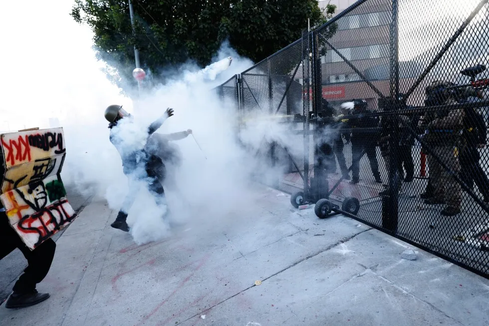 Dozens arrested for failing to disperse after ‘No Kings’ rally in Los Angeles