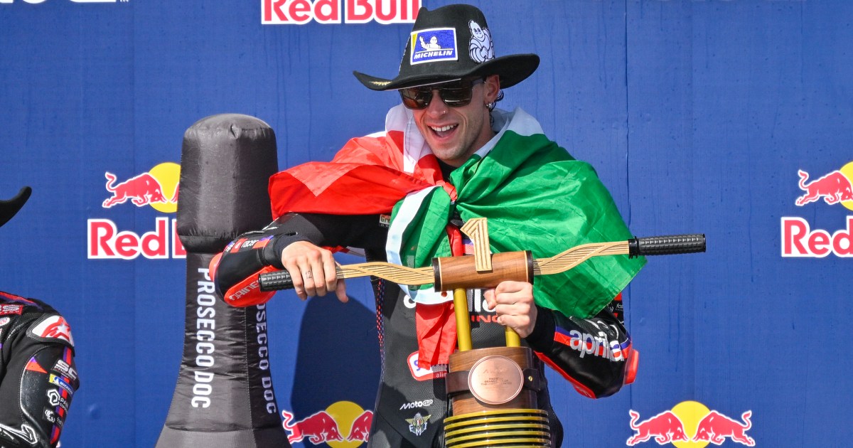 Marco Bezzecchi wins USA MotoGP to extend perfect start to season