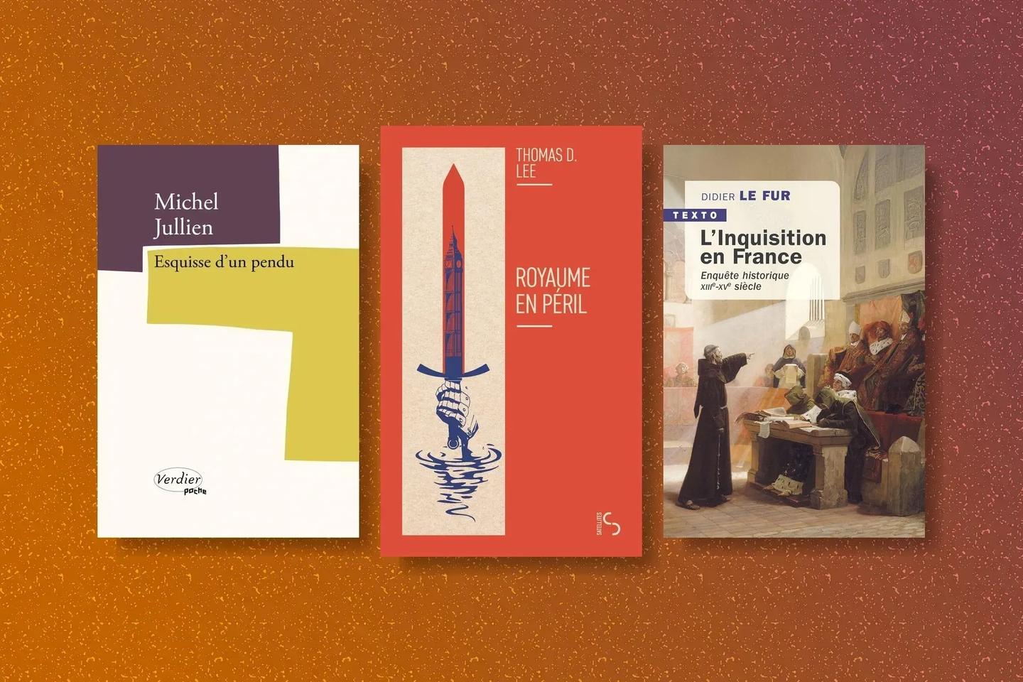 Trois livres de poche « médiévaux mais pas trop » conseillés par François Angelier : Michel Jullien, Thomas D. Lee et Didier Le Fur