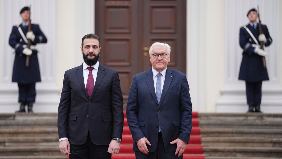 Syrien: Übergangspräsident Ahmed al-Sharaa zu Antrittsbesuch in Berlin bei Bundespräsident Frank-Walter Steinmeier