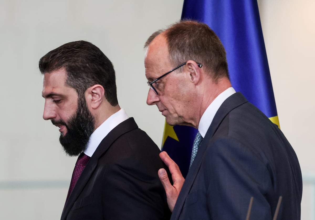 Merz transmite al presidente Al Shara que aspira al retorno del 80% de los refugiados sirios en Alemania