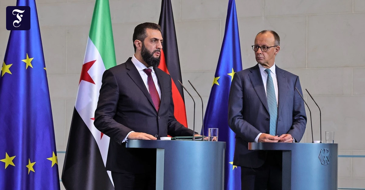 Rückkehr von Syrern: Scharaa hat Verständnis für Merz, aber weniger Eile