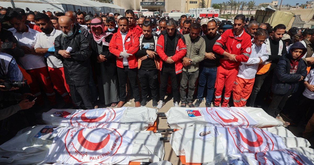 We dug up medics in Gaza. A year later, international law remains buried